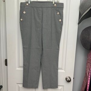Jules & Leopold Striped Gray Pants
